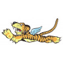 FLYING TIGER left vinyl decal