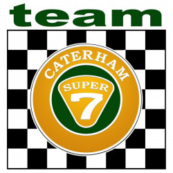 CATERHAM TEAM laminated decal