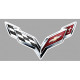 CHEVROLET Corvette laminated decal