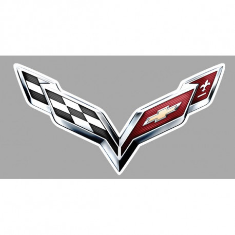 CHEVROLET Corvette laminated decal