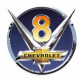 CHEVROLET V8  Sticker vinyle laminé