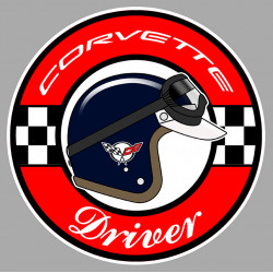 CHEVROLET Corvette Driver  laminated decal
