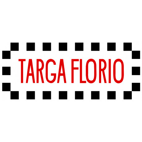 TARGA FLORIO Sticker vinyle laminé
