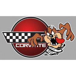 CHEVROLET Corvette left TAZ  laminated decal