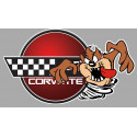 CHEVROLET Corvette left TAZ  laminated decal