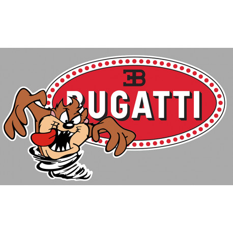 BUGATTI right TAZ   laminated decal