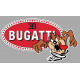 BUGATTI left TAZ   laminated decal