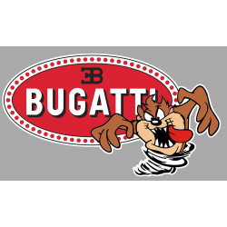 BUGATTI TAZ gauche  Sticker vinyle laminé