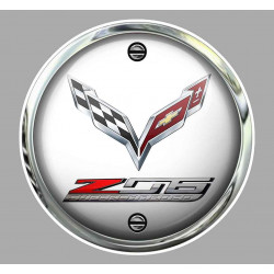 CHEVROLET Corvette Z06 Supercharger   Sticker vinyle laminé