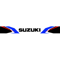 SUZUKI Sticker Visière Casque vinyle laminé