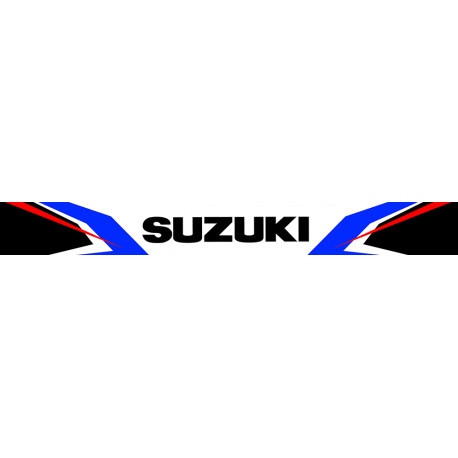 SUZUKI Helmet Visor Sunstrip laminated decal