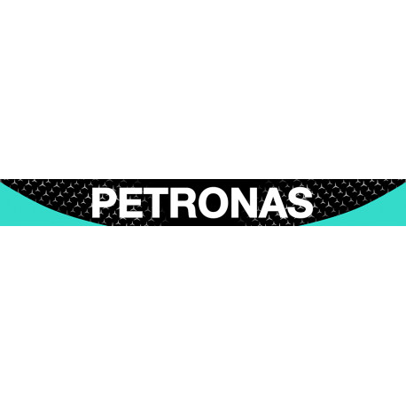 PETRONAS Sticker Visière Casque vinyle laminé