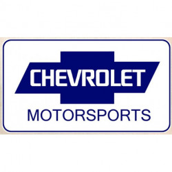 CHEVROLET Motorsports Sticker vinyle laminé