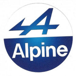 ALPINE laminated decal