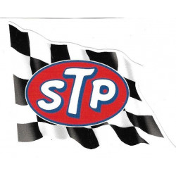 STP left Flag  Laminated decal