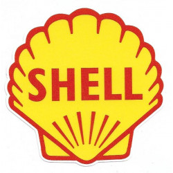 SHELL  Sticker vinyle laminé