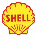 SHELL  Sticker vinyle laminé