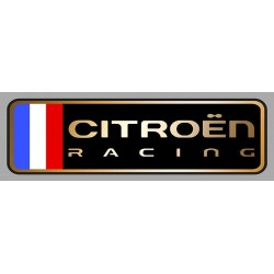 CITROËN  Racing  gauche Sticker vinyle laminé