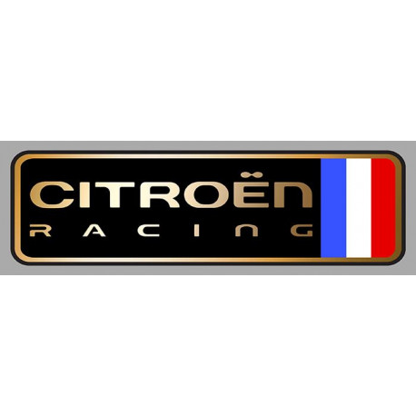 CITROËN  Racing  droit Sticker vinyle laminé