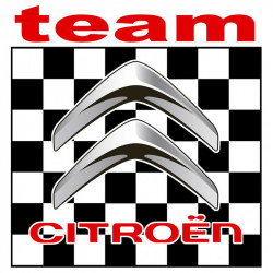 Citroën Team Sticker vinyle laminé