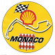 SHELL MONACO  Sticker vinyle laminé