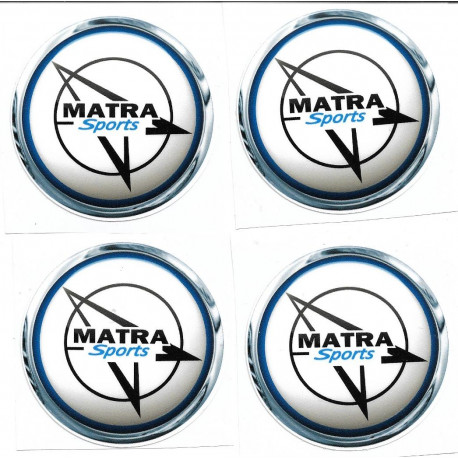 MATRA  x 4  Stickers vinyle laminé