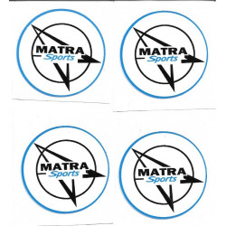 MATRA  x 4  laminated decals