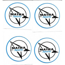 MATRA  x 4  Stickers vinyle laminé