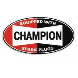 CHAMPION Laminated decal