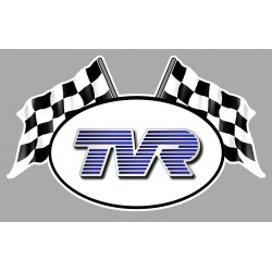 TVR Flags  laminated decal