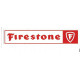 FIRESTONE  paire Sticker vinyle laminé