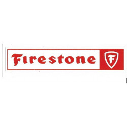 FIRESTONE pair  laminated  decal