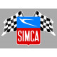 SIMCA Flags Laminated decal