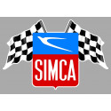 SIMCA Flags Laminated decal