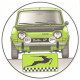 SIMCA 1000 RALLYE 2 Laminated decal