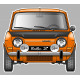 SIMCA 1000 RALLYE 2 Laminated decal