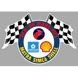 MATRA  SIMCA Flags Laminated decal