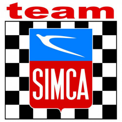 SIMCA Team Laminated decal