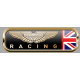 ASTON MARTIN Racing droit Sticker  Trompe-l'oeil vinyle laminé