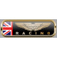 ASTON MARTIN Racing gauche Sticker Trompe-l'oeil  vinyle laminé