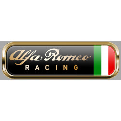 ALFA ROMEO Racing droit Sticker  Trompe-l'oeil vinyle laminé