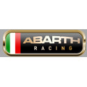 ABARTH Racing gauche Sticker Trompe-l'oeil  vinyle laminé