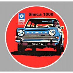SIMCA 1000 Sticker  vinyle laminé