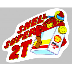 SHELL SUPER 2T  Laminated decal