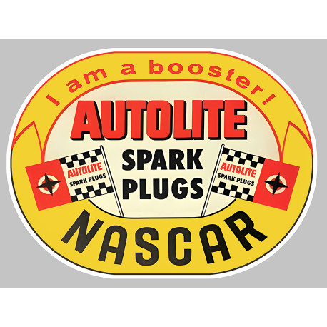AUTOLITE NASCAR  Sticker vinyle laminé