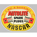 AUTOLITE NASCAR  Sticker vinyle laminé