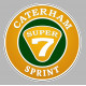 CATERHAM SUPER 7 SPRINT laminated decal