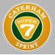 CATERHAM Super 7 SPRINT Sticker vinyle laminé