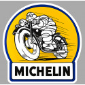 MICHELIN MOTO   Sticker  vinyle laminé