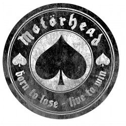 Sticker MOTÔRHEAD " dessiné vieilli " vinyle laminé